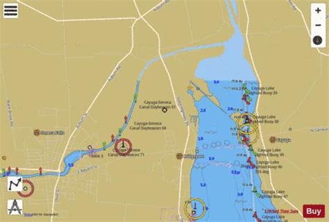 CAYUGA LAKE (Marine Chart : US14786_P1034) | Nautical Charts App
