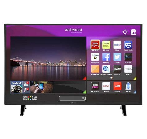 Techwood 55AO3SB 55 Inch SMART Full HD LED TV Freeview HD WiFi C Grade ...