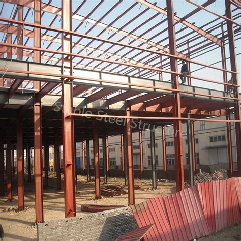 Prefab Buildings Metal Structure Steel Frame Light Prefabricated ...