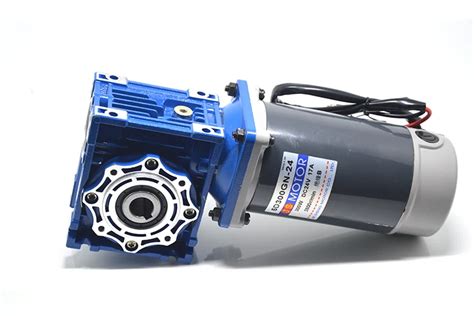 12V / 24V DC Gear Motor 300W High Torque Worm Gear Gearbox Gear Motor ...