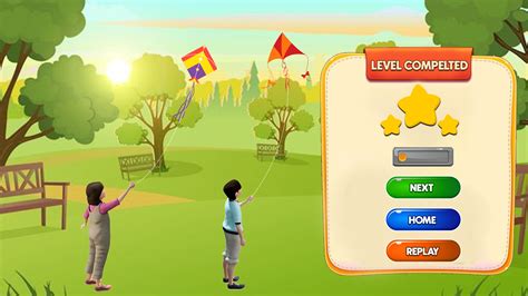 Kite flying game ui on Behance