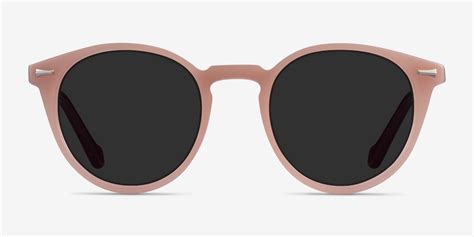 Fun - Round Beige Purple Frame Sunglasses | Eyebuydirect