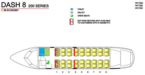 Dhc 8 Dash 8 300 Seating Chart - Chart Walls