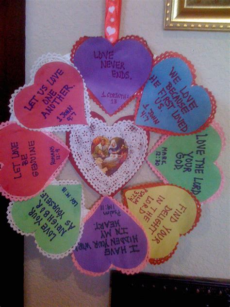 Family At The Foot Of The Cross: St. Valentine Scripture Wreath