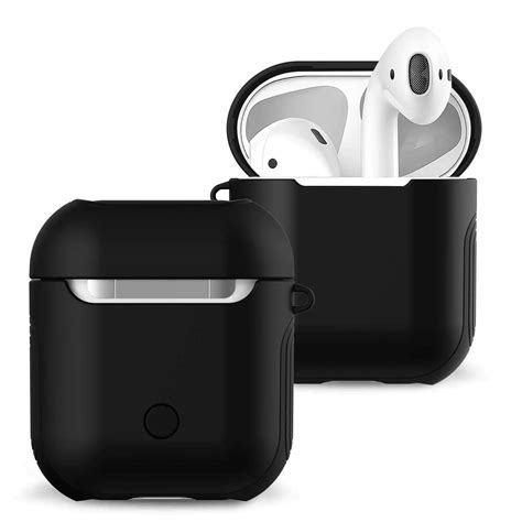 Soft Airpods Cover Case for Apple Airpods 2 in 1 TPU and Hard Cover Anti Fall Shockproof Dual ...