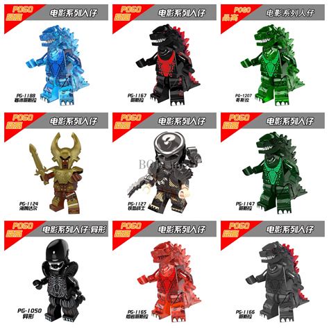 Lego Minifigures Godzilla Puzzle Blocks Toys | Shopee Singapore