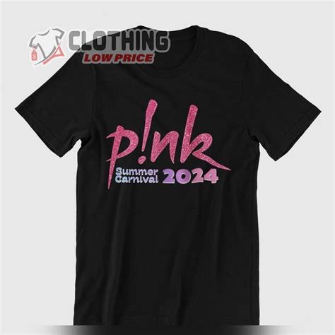 Pink Concert 2024 Tour T- Shirt, Pink Summer Carnival 2024 Australia ...