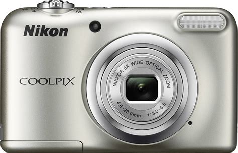 Nikon Coolpix A10 Digital camera 16.1 MPix Optical zoom: 5 x Silver ...