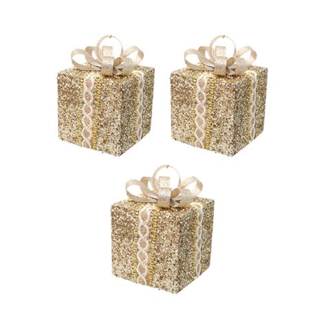 Christmas Tree Decoration Boxes Holiday Decorative Box Ornaments ...