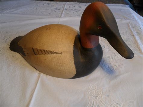 Antique Canvasback Duck Decoy Carved by the Famous William | Etsy