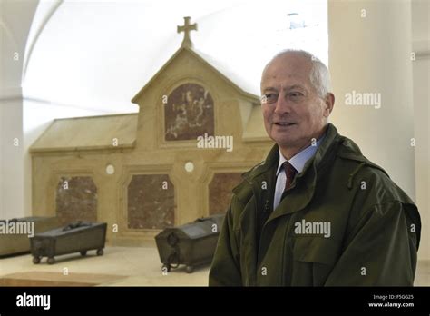 Liechtenstein Prince Hans Adam II (pictured) visited the vault of the Liechtenstein family in ...