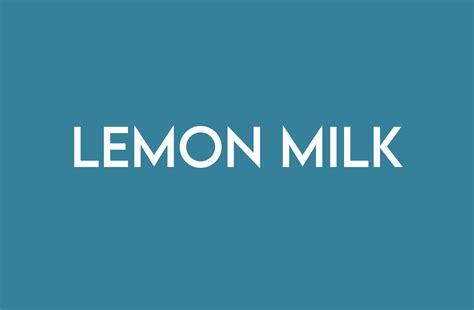 Lemon Milk Font - Fonts Hut