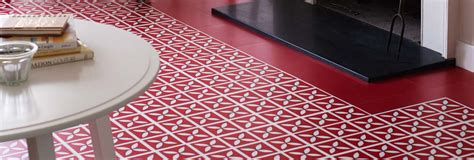 Red Vinyl Flooring Tiles | Harvey Maria