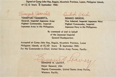 Lot Detail - ATTRIBUTED WORLD WAR II JAPANESE SURRENDER DOCUMENTS IN ...