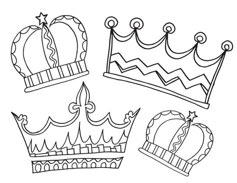 Princess Crown Coloring Page - Free Printable Coloring Pages for Kids