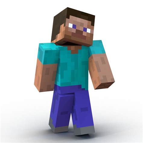 Minecraft Steve 3D Model $29 - .3ds .c4d .fbx .obj .max .ma - Free3D