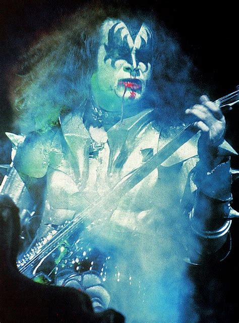 Gene in God of Thunder | Gene simmons kiss, Vintage kiss, Kiss pictures