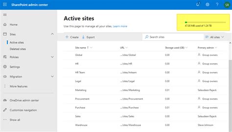 Office 365: Managing Site Storage Limits in SharePoint Online - SharePoint Diary