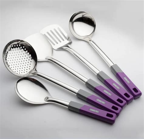 5 Pieces Set Stainless Steel Kitchen Utensils High Quality Hot ...