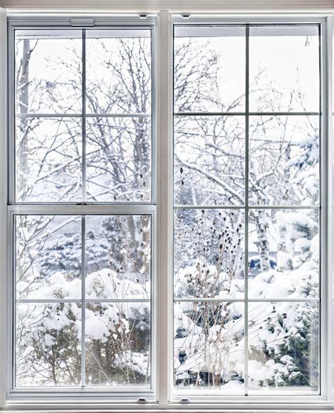 Winter view through window | Wasatch Shutter