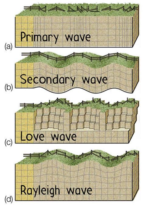 What are the three types of waves generate during an earthquake? | Socratic