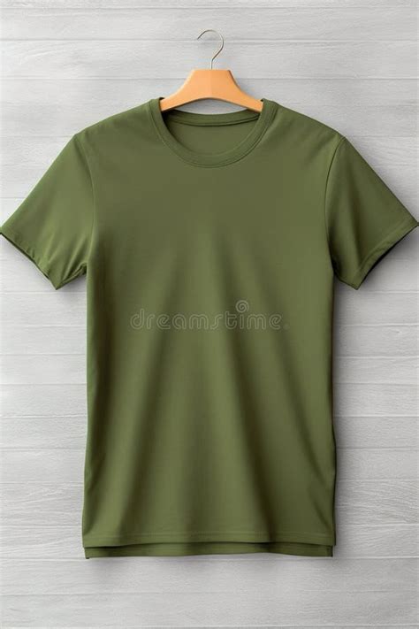 Mockup Green Army Tshirt Stock Illustrations – 90 Mockup Green Army ...