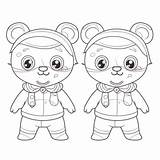 Two Brothers Coloring Pages sketch template