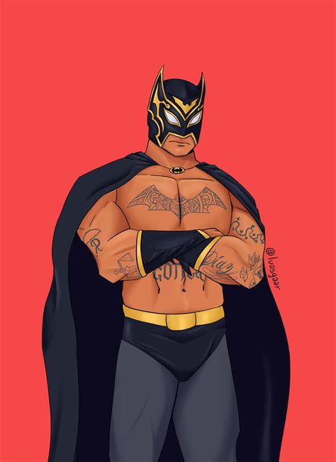 Batman as a Mexican luchador made by me [@luosgaar on ig] : r ...