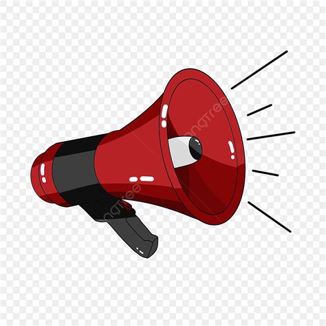 Megaphone Speaker PNG Image, Red Megaphone Speaker, Horn Clipart ...