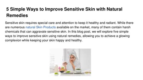 PPT - 5 Simple Ways to Improve Sensitive Skin with Natural Remedies ...