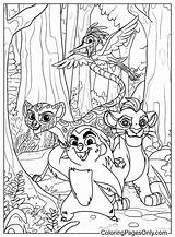 Lion Guard Coloring Page Free  Printable Pages sketch template