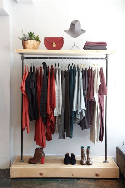 45+ Best DIY Clothes Rack Design Ideas #diyhomedecor #clothesrack #homedecorideas | Closet ...