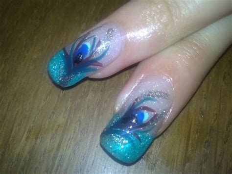 Top 9 Peacock Nail Art Designs | Styles At Life