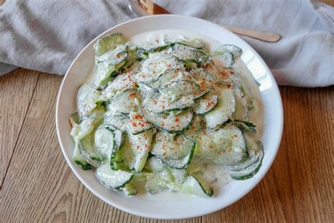 Hungarian Cucumber Salad - Recipes From Europe