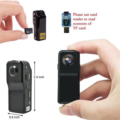 Mini spy camera 960P HD Hidden Noise Activation Nanny Camera with Motion Detection – TF Card ...