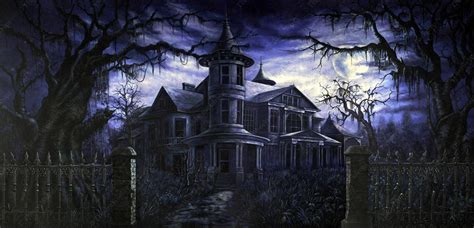 Haunted Mansion Backdrop Rentals | TheatreWorld® Backdrops