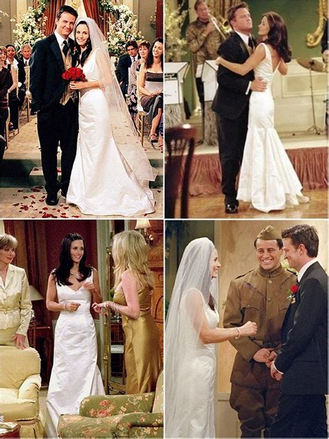 Friends - Chandler & Monica's wedding | Wedding, Monica geller, Designer wedding dresses