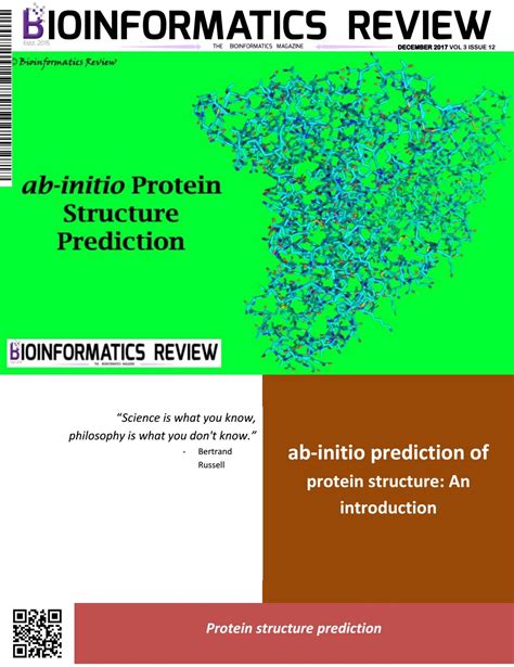 BIOINFORMATICS REVIEW- DECEMBER 2017 by Bioinformatics Review - Issuu