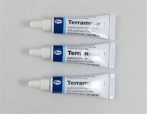 Terramycin Eye Ointment 3 Tubes