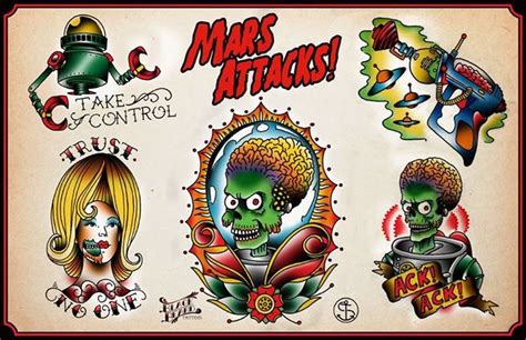 an image of some tattoos on the back of a sheet of paper that says mars ...