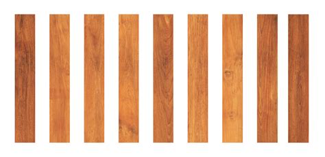 Rustic plank of teak wood isolated on transparent background for for ...