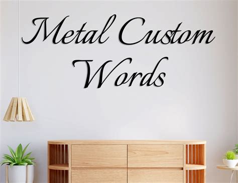 Custom Metal Wall Sign - BrossHome