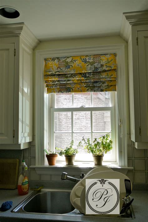 Parsons interiors, designed this beautiful Roman blind, for a kitchen in Port Credit Mississauga ...