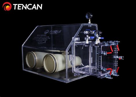 Convenient Operation Laboratory Glove Box , Clear Glove Box for Chemistry Lab