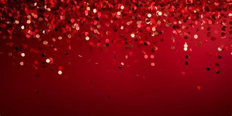 Premium AI Image | confetti celebration with red background