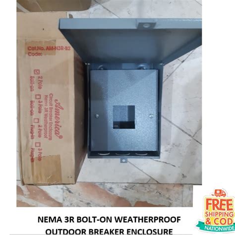 Nema 3R Circuit Breaker Box for Outdoor Plug in / Bolt On Weatherproof ...