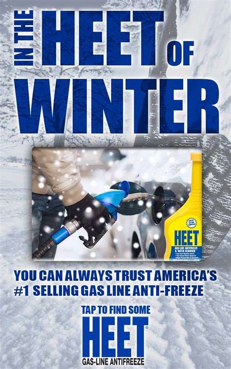 In the HEET of #winter, you can... - HEET Gas-Line Antifreeze