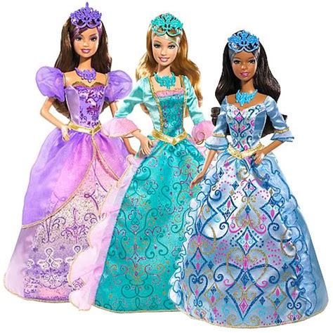 Barbie Three Musketeers Co-Stars Gown Dolls Wave 2 Case