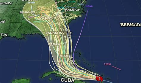 Hurricane Irma path update: Spaghetti models warns of Florida hit | Weather | News | Express.co.uk