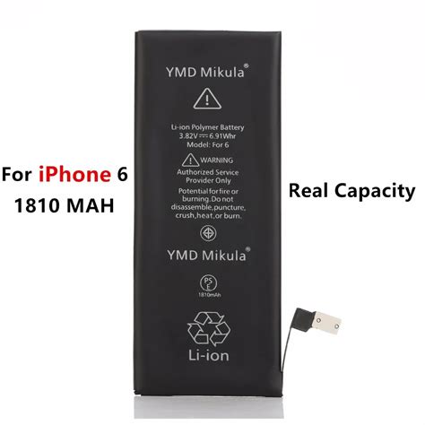 10PCS Battery For Apple iPhone 6 6G 1810mAh Real Capacity Replacement Batteries-in Mobile Phone ...